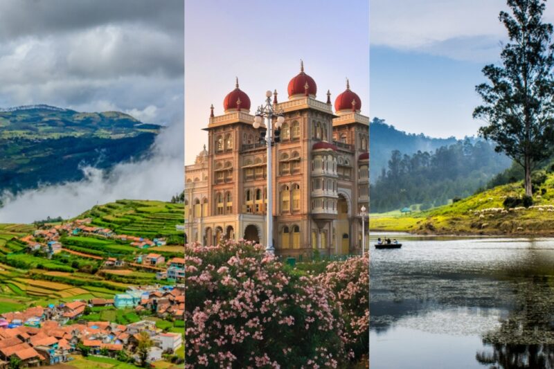 Ooty-Kodaikanal-Coorg-Mysore 08N-09D